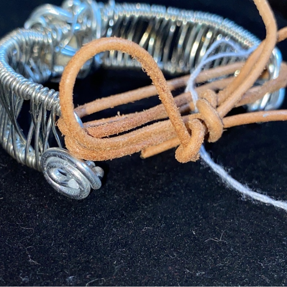 Silver Wire Wrapped Bracelet - image 3